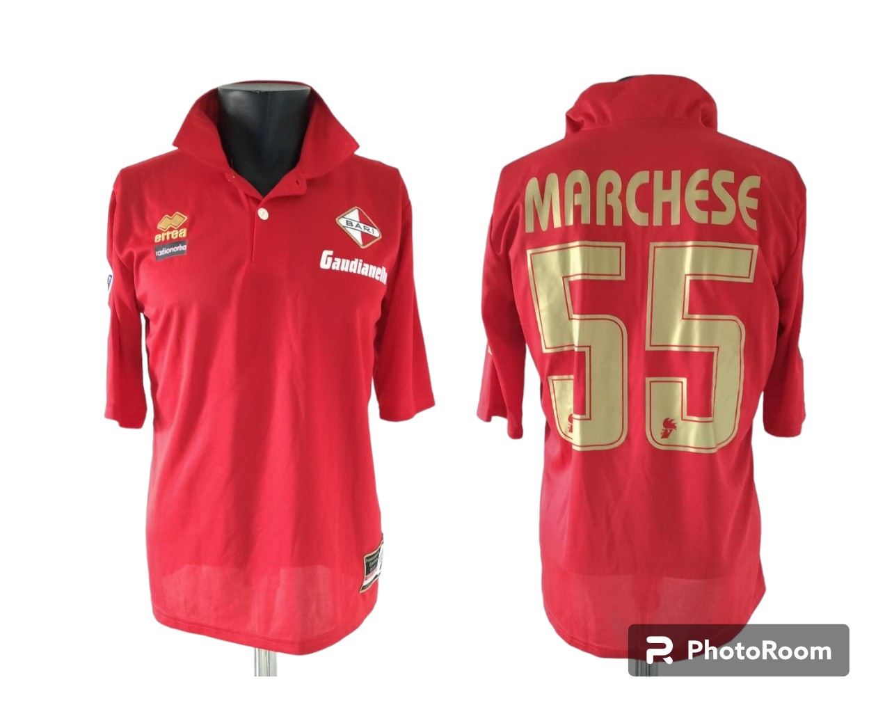 Maillots De Football Match Worn – Bari, Napoli, Bologna (occasion, Portés)